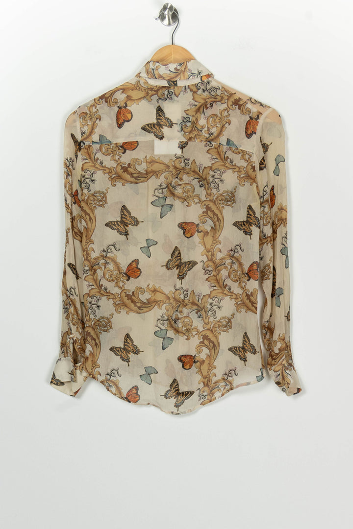 Blouse Beige et Marron - Taille XS/34 de la marque The Kooples | PARAD126675 - Vendu par Paradigme - Image 5