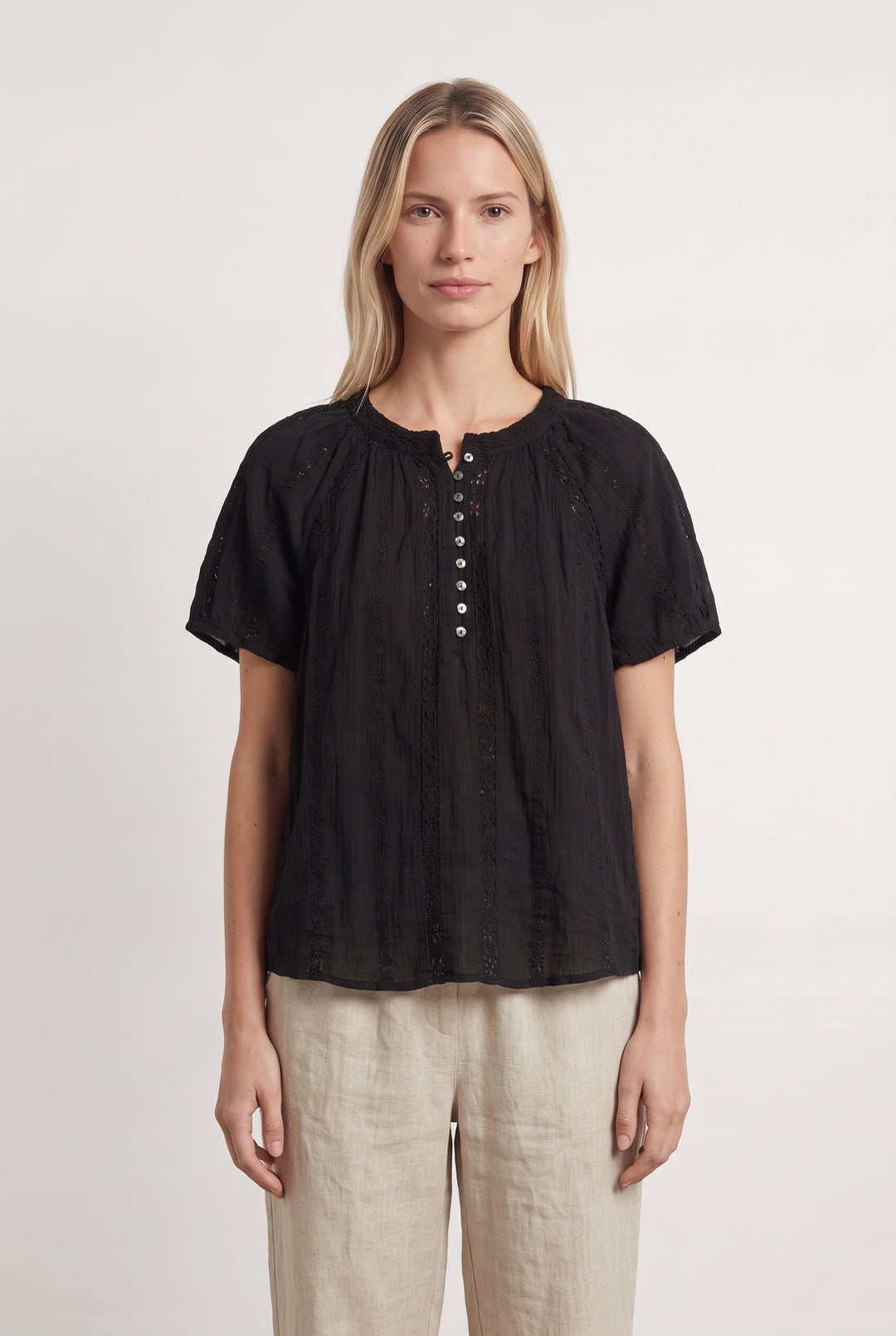 Blouse Noire - Taille S/36 de la marque Maison 123 | PARAD126677 - Vendu par Paradigme - Image 1
