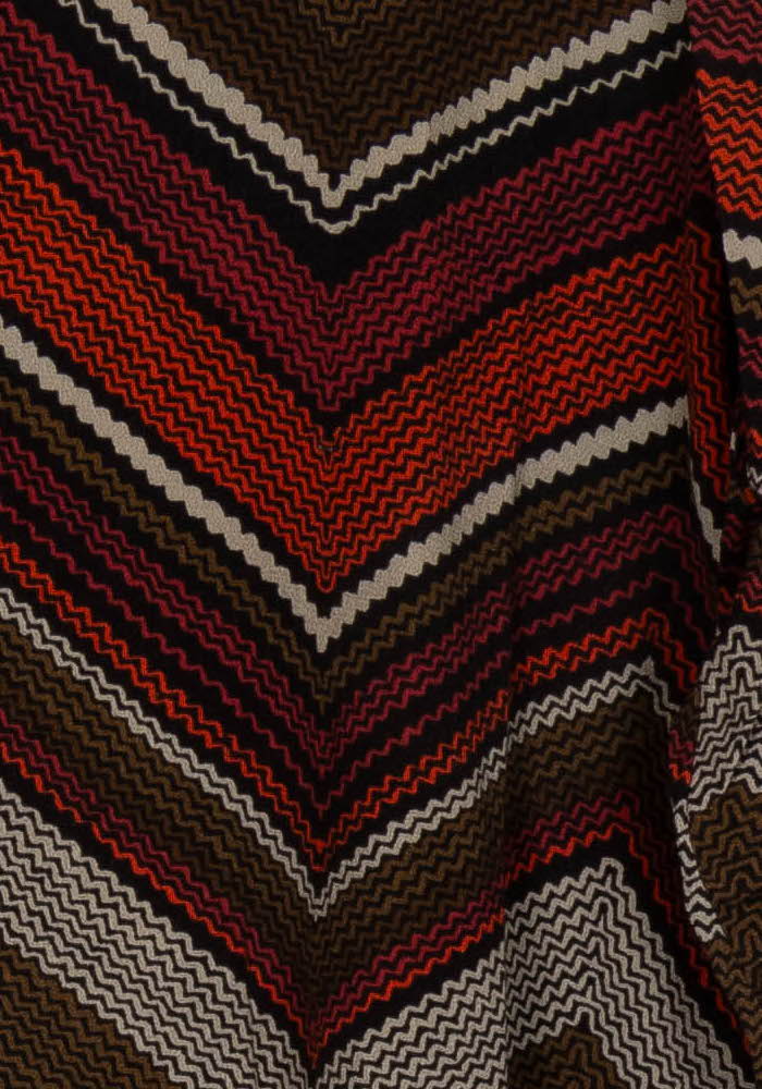 Blouse Marron et Rouge - Taille M/38 de la marque La Fée Maraboutée | PARAD126680 - Vendu par Paradigme - Image 3