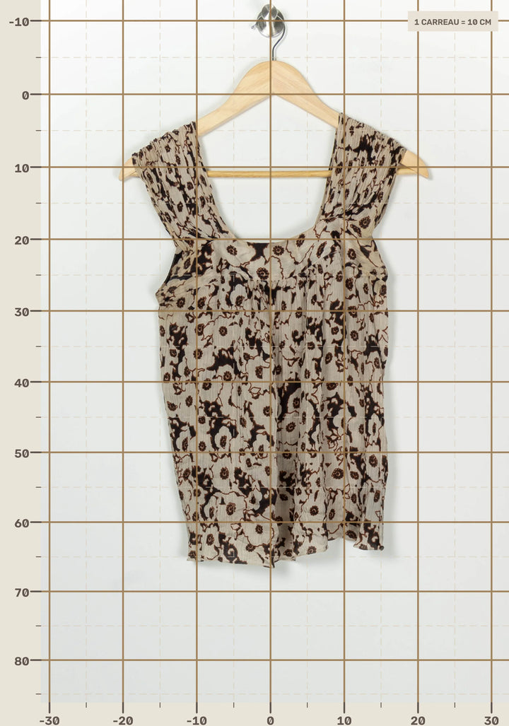Débardeur Beige et Marron - Taille S/36 de la marque Joseph | PARAD126682 - Vendu par Paradigme - Image 4