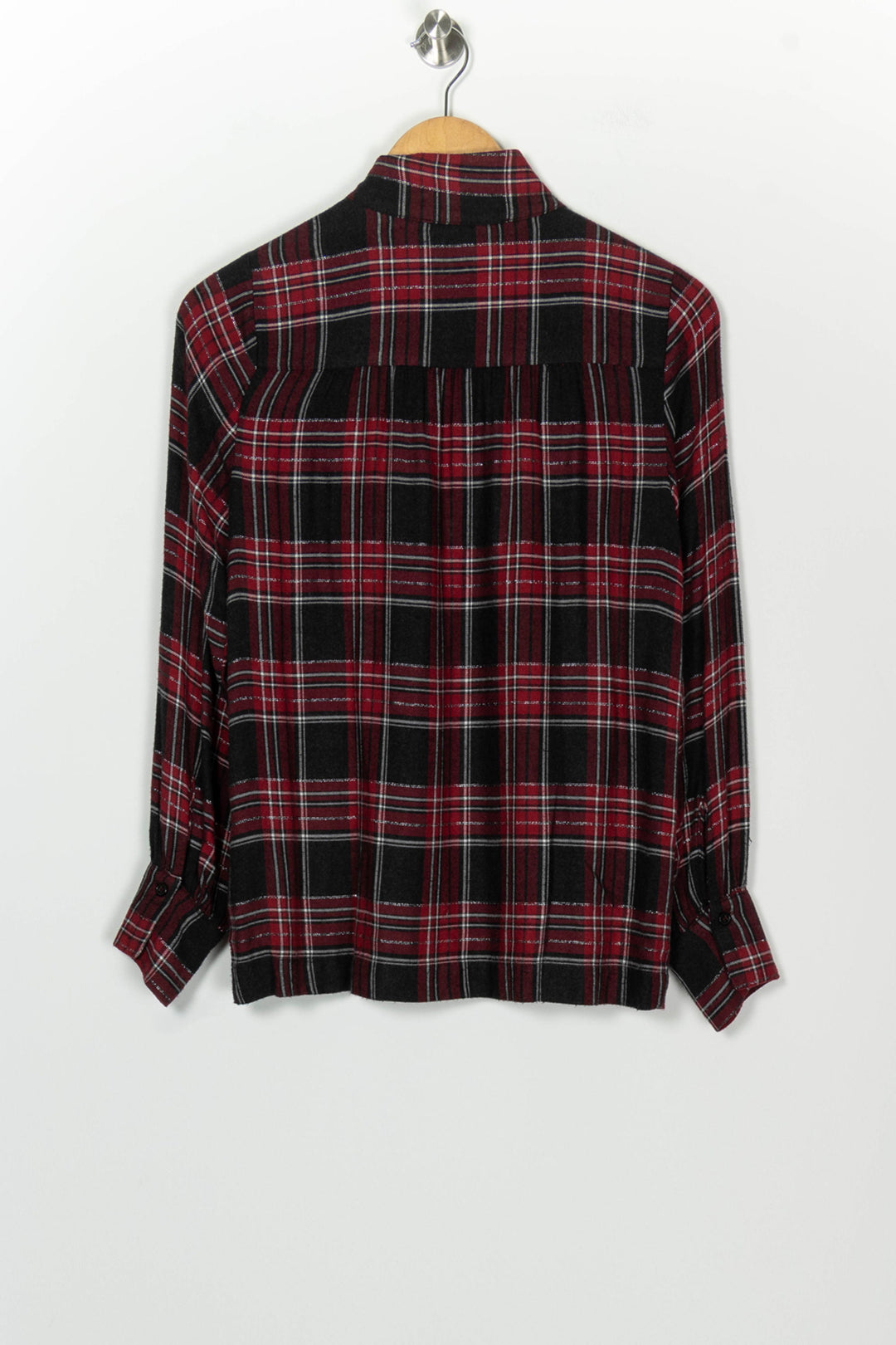 Chemise Rouge et Noire - Taille S/36 de la marque La Fée Maraboutée | PARAD126683 - Vendu par Paradigme - Image 5