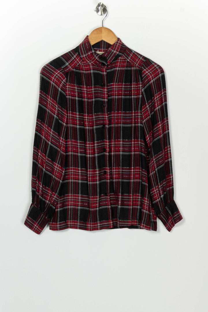 Chemise Rouge et Noire - Taille S/36 de la marque La Fée Maraboutée | PARAD126683 - Vendu par Paradigme - Image 2