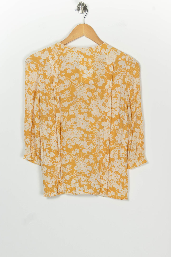 Blouse Jaune et Blanche - Taille S/36 de la marque Des petits hauts | PARAD126684 - Vendu par Paradigme - Image 5