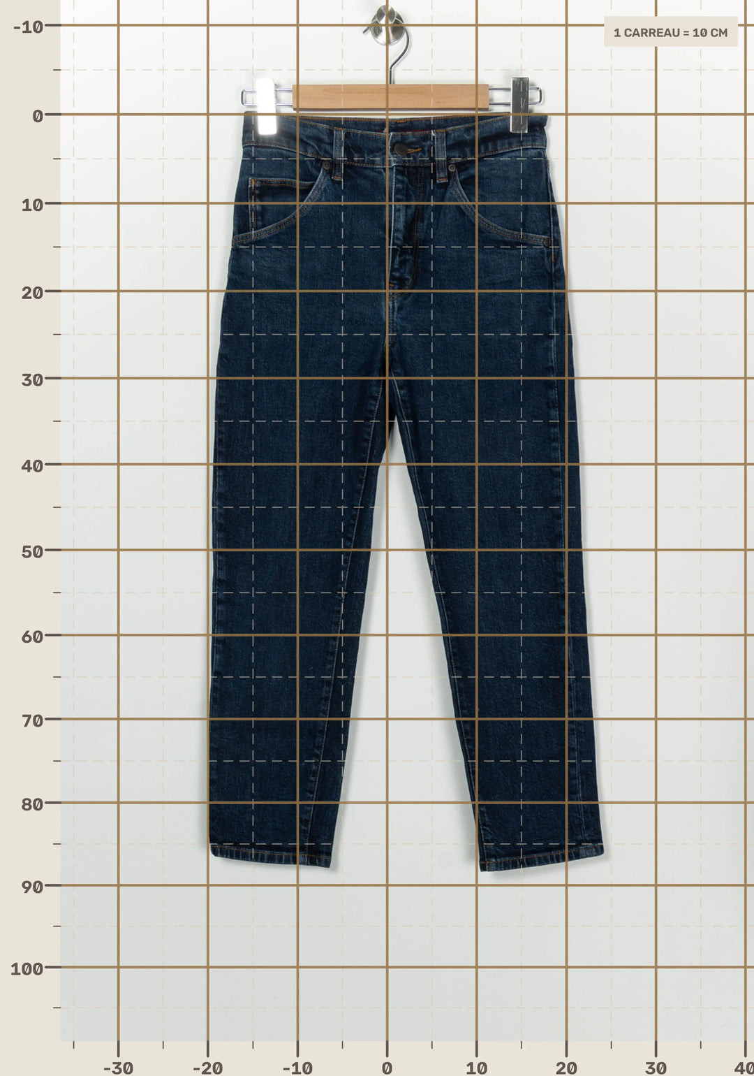 Jean Bleu Foncé - Taille XS/34 de la marque Comptoir des Cotonniers | PARAD126686 - Vendu par Paradigme - Image 4