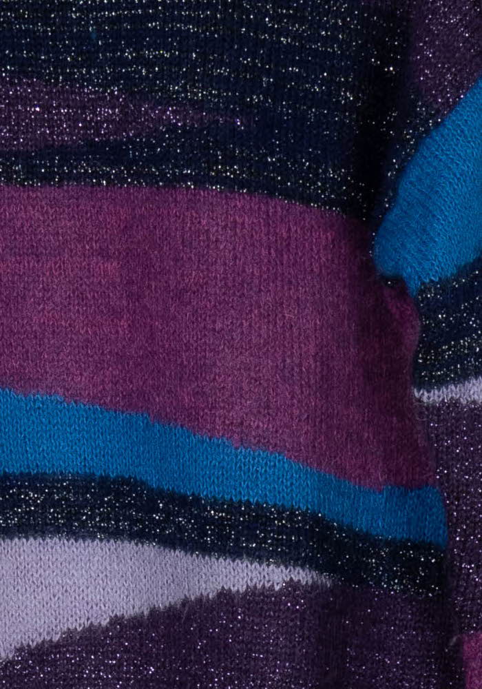 Pull Violet et Bleu - Taille S/36 de la marque Suncoo | PARAD126687 - Vendu par Paradigme - Image 3