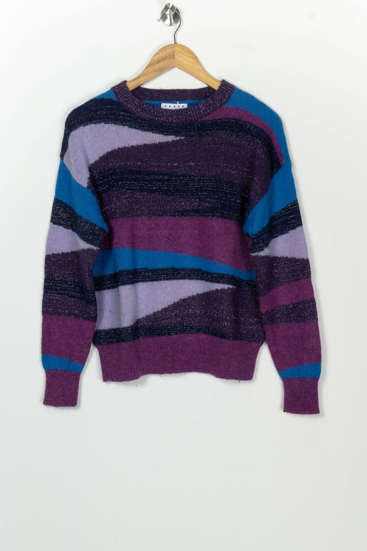 Pull Violet et Bleu - Taille S/36 de la marque Suncoo | PARAD126687 - Vendu par Paradigme - Image 2