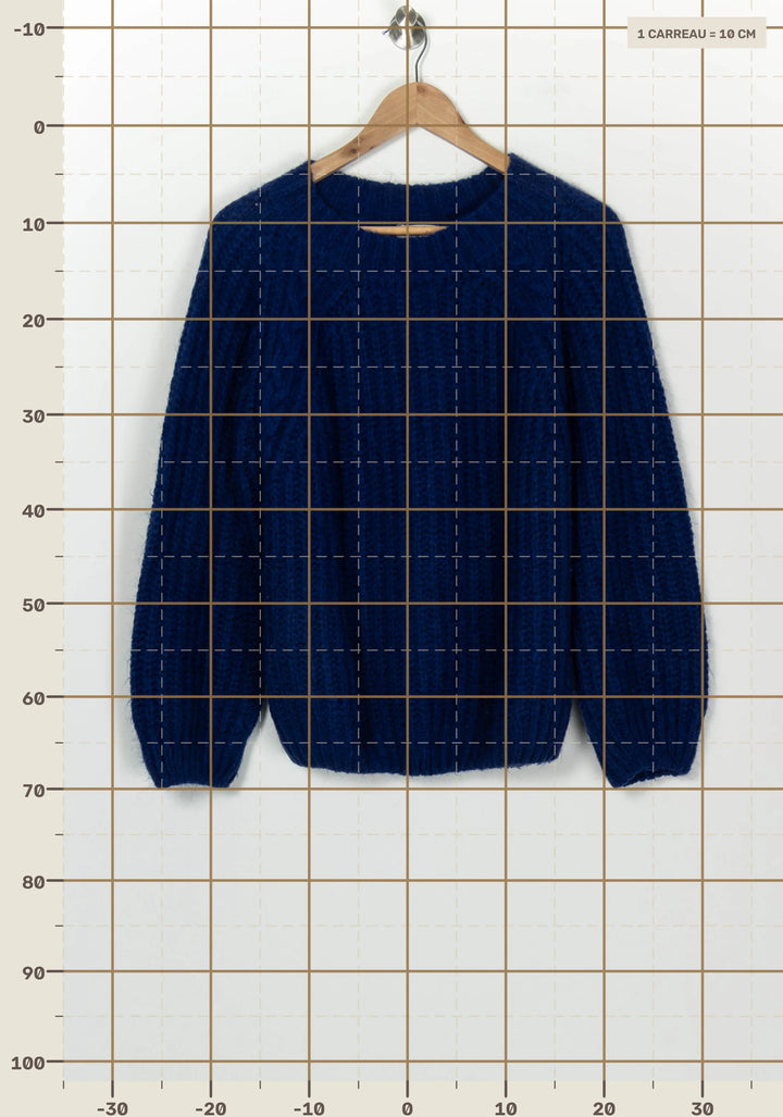 Pull Bleu foncé - Taille S/36 de la marque Orta | PARAD126691 - Vendu par Paradigme - Image 4