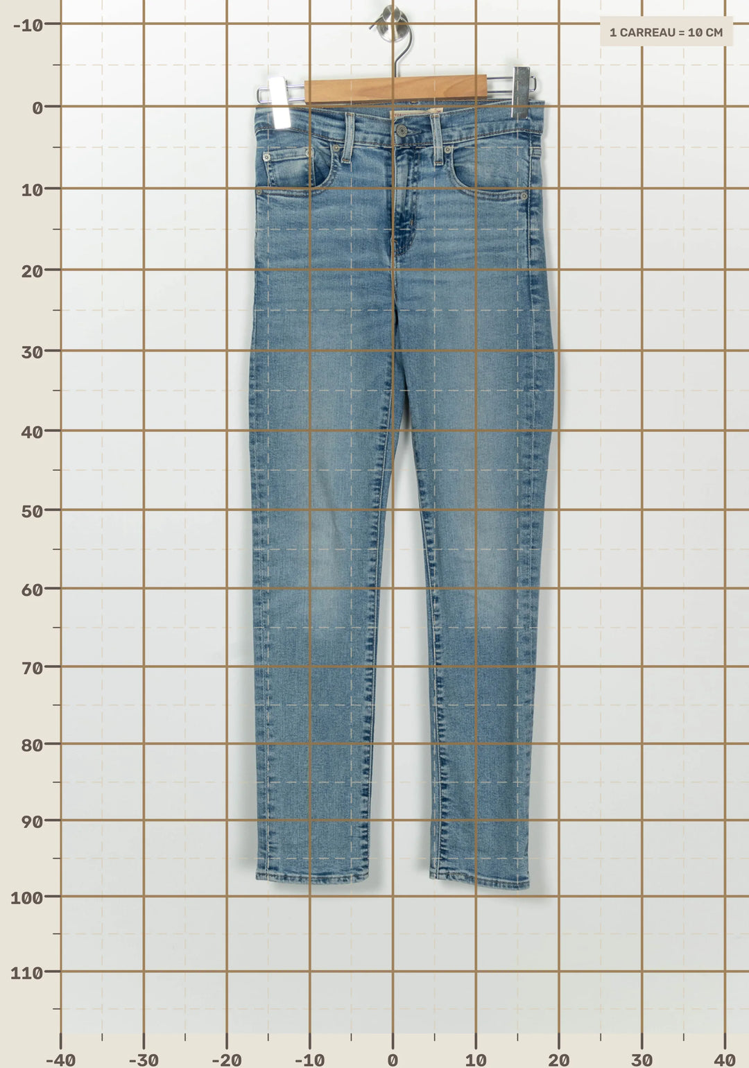 Jean Skinny Bleu - Taille XS/34 de la marque Levi&