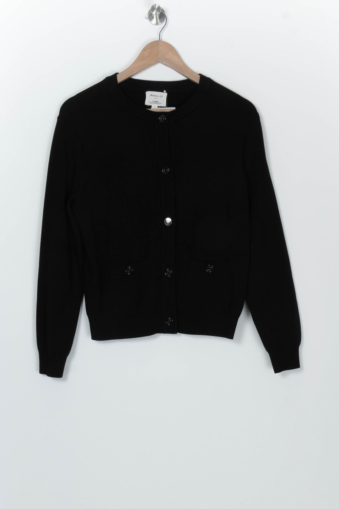 Gilet Noir - Taille S/36 de la marque Maison 123 | PARAD126693 - Vendu par Paradigme - Image 2