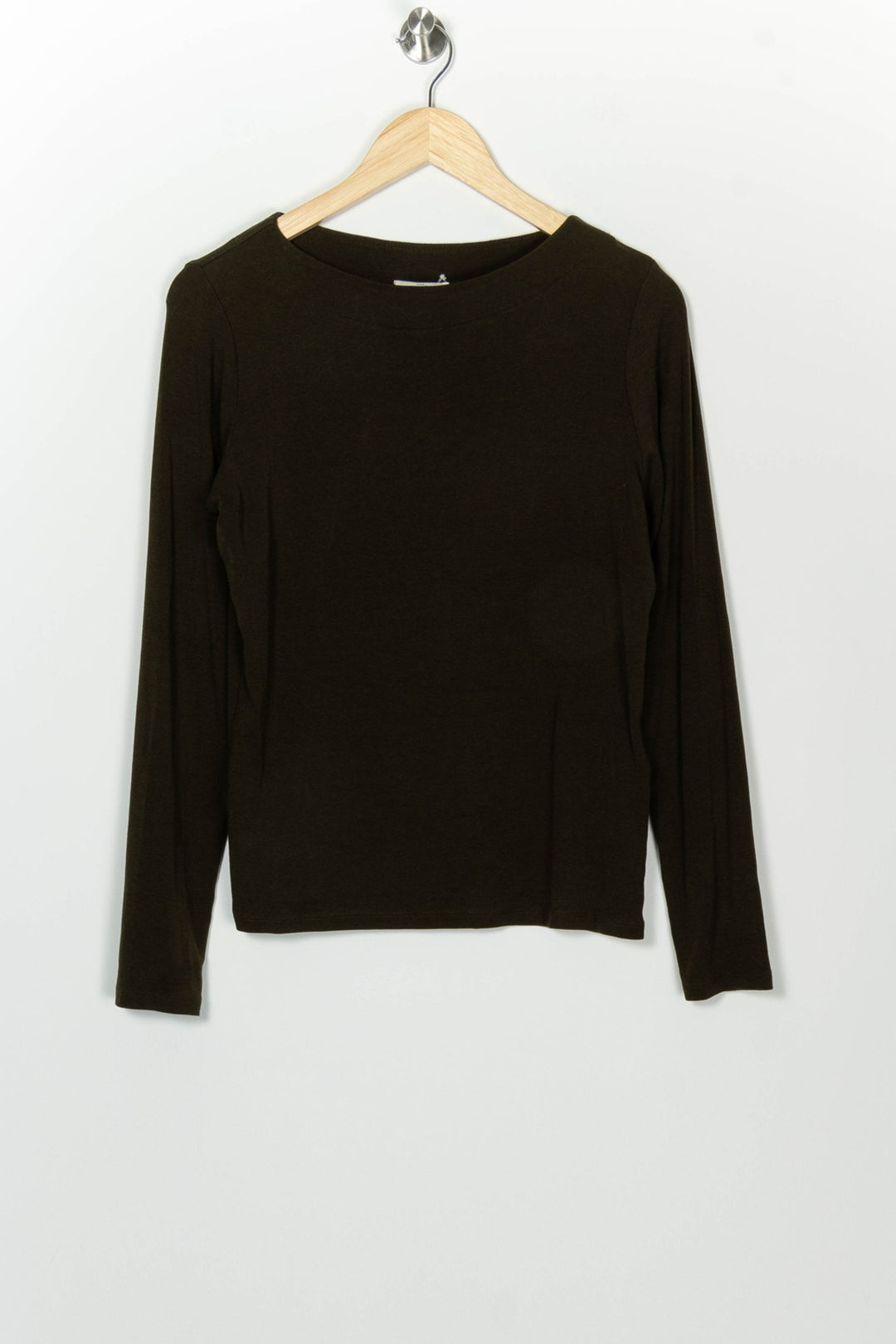 Tee-shirt à manches longues vert foncé - Taille M/38 de la marque Maison 123 | PARAD126695 - Vendu par Paradigme - Image 2