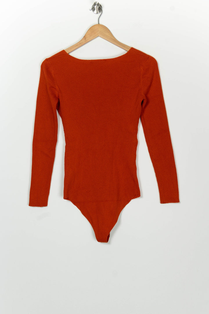 Body À Manches Longues Orange - Taille L/40 de la marque Sézane | PARAD126698 - Vendu par Paradigme - Image 5