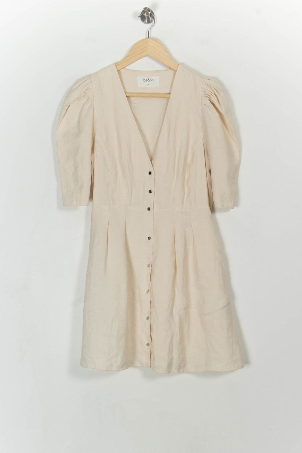 Robe Patineuse Beige - Taille M/38 de la marque ba&sh | PARAD12882 - Vendu par Paradigme - Image 2