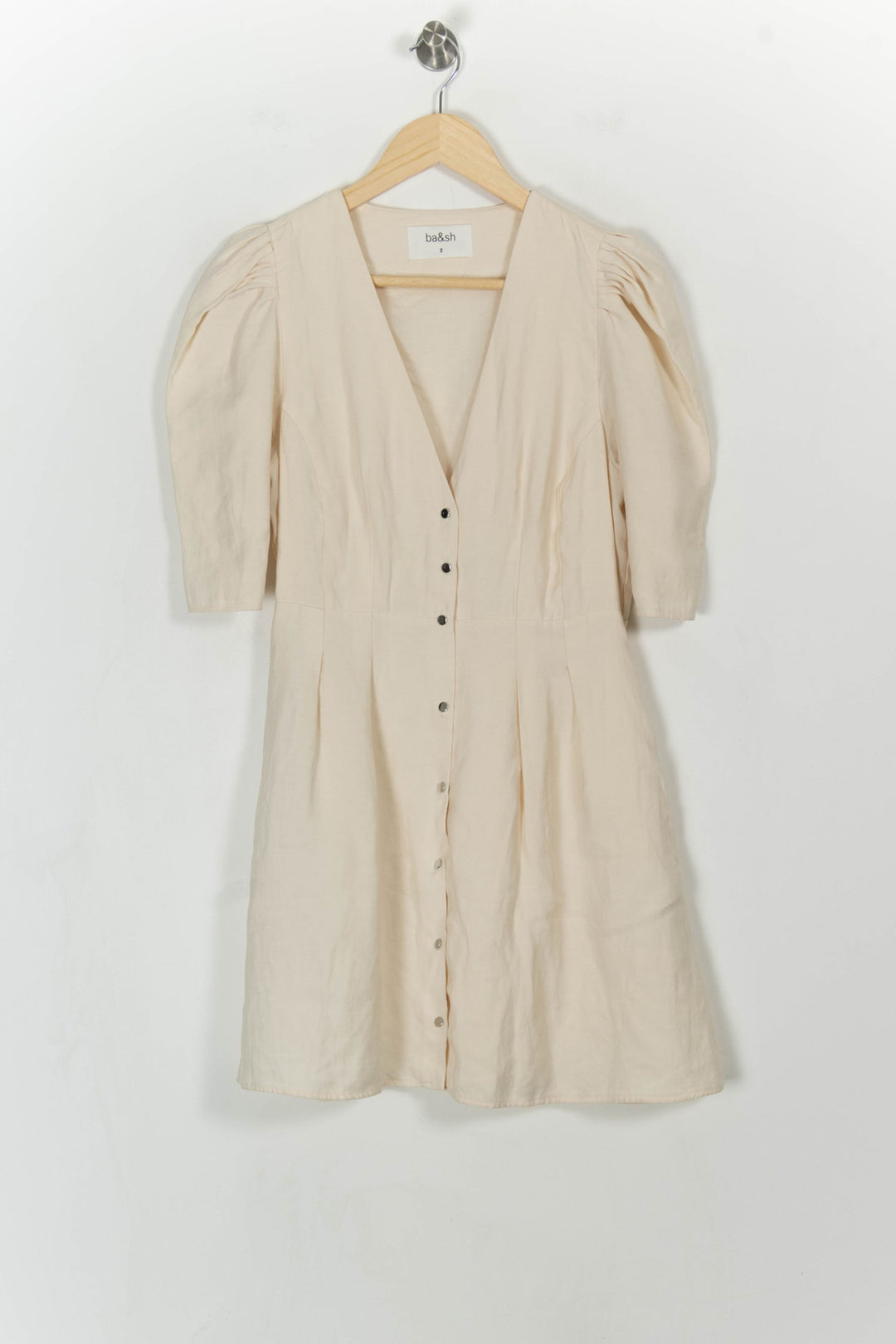 Robe Patineuse Beige - Taille M/38 de la marque ba&sh | PARAD12882 - Vendu par Paradigme - Image 2