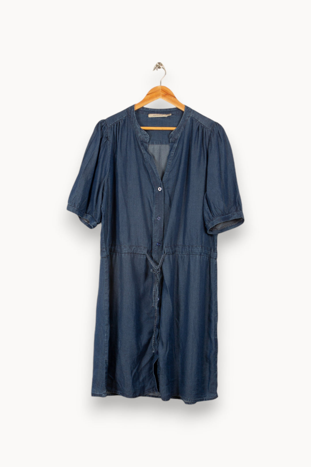 Robe courte fluide bleu denim -  XL/42