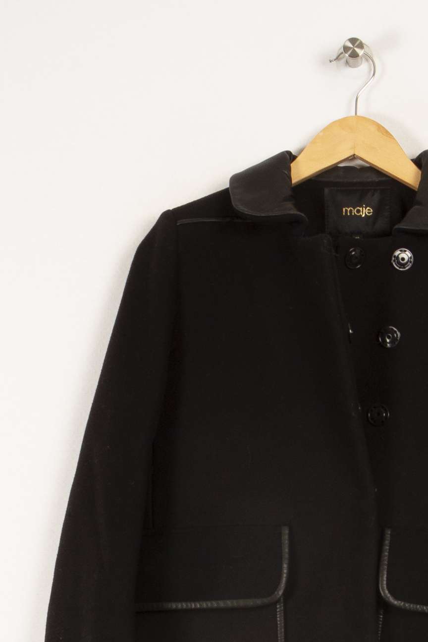 Manteau Noir - Taille S/36