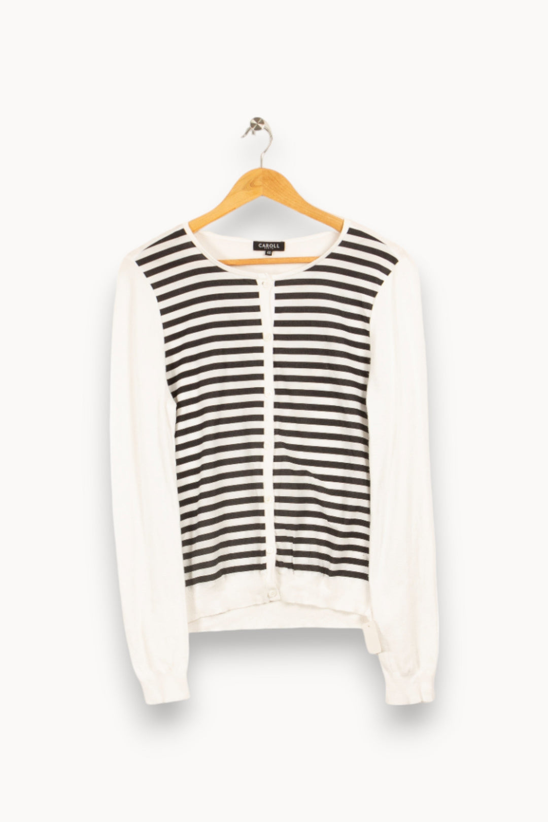 Cardigan blanc et noir - Taille L/40