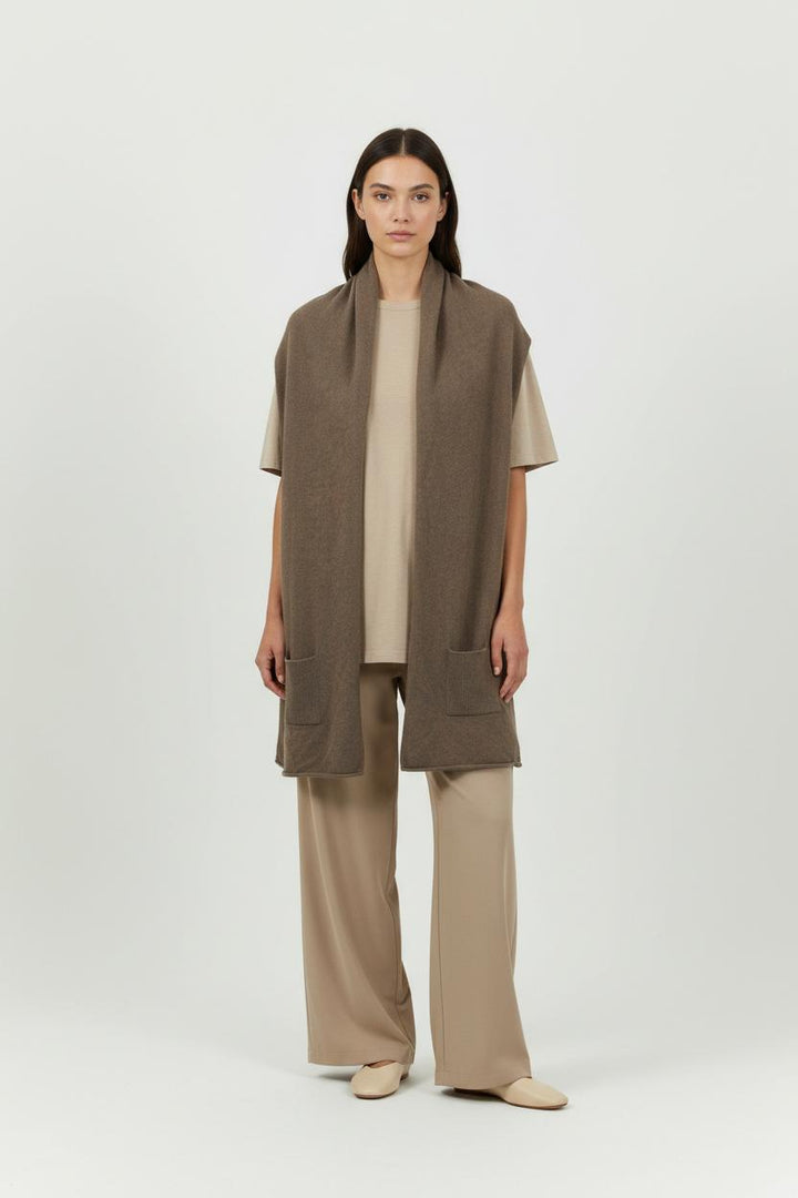 Écharpe Beige - Taille T.U. de la marque ZAPA | PARAD13143 - Vendu par Paradigme - Image 1