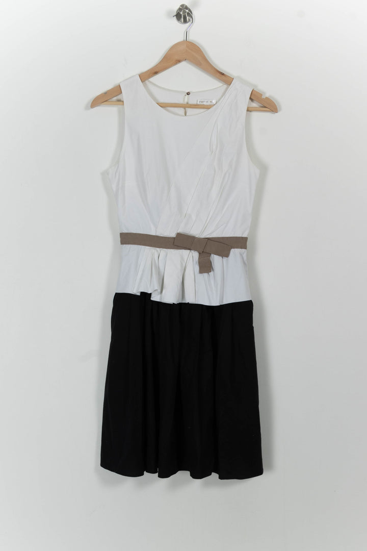 Robe Blanche et Noire - Taille M/38 de la marque Paule Ka | PARAD13195 - Vendu par Paradigme - Image 2