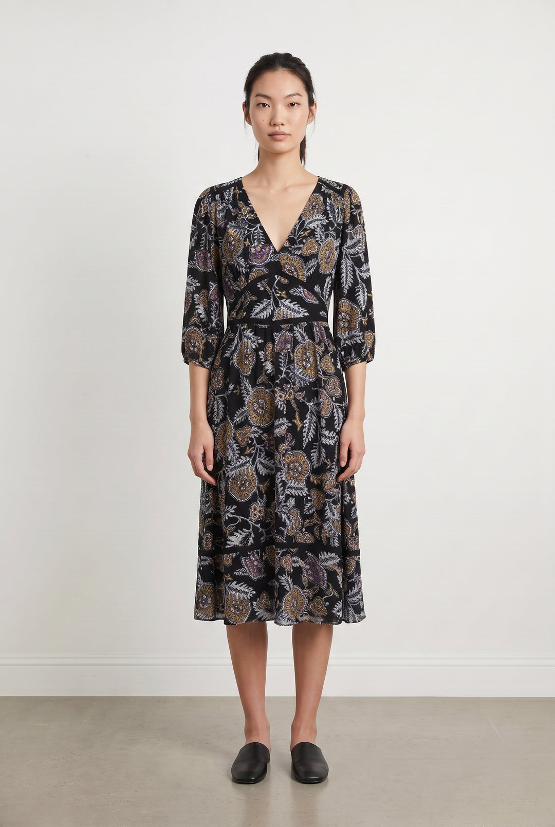 Robe Noire et Multicolore - Taille S/36 de la marque ba&sh | PARAD13253 - Vendu par Paradigme - Image 1