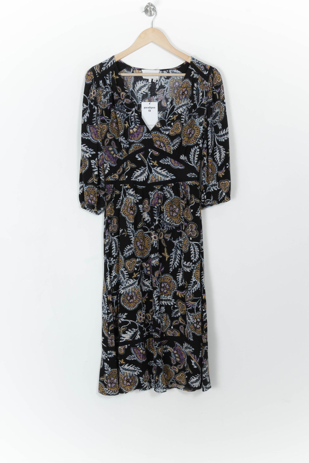 Robe Noire et Multicolore - Taille S/36 de la marque ba&sh | PARAD13253 - Vendu par Paradigme - Image 2