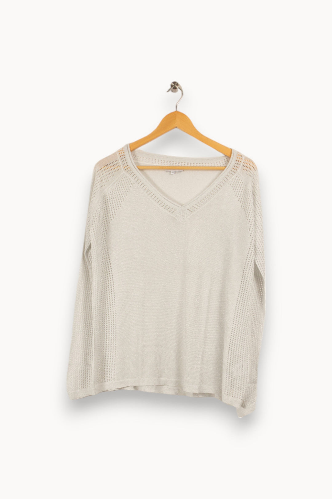 Pull gris pailleté - Taille M/38