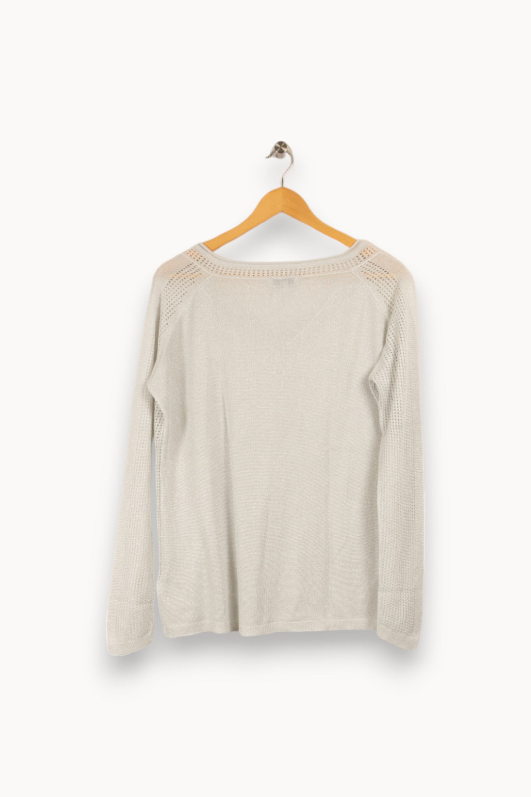 Pull gris pailleté - Taille M/38