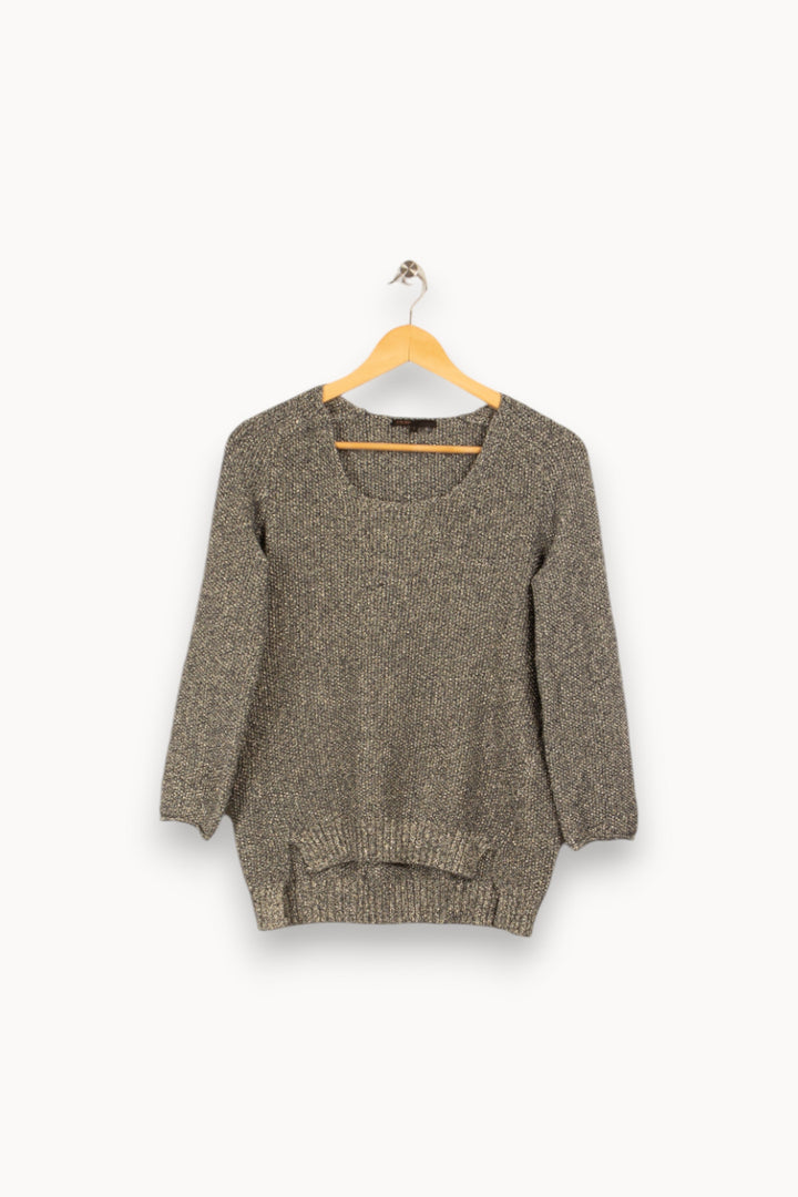 Pull en maille gris - Taille S/36