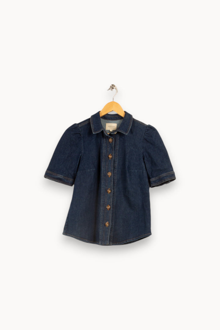 Chemise en jean bleu - Taille S/36