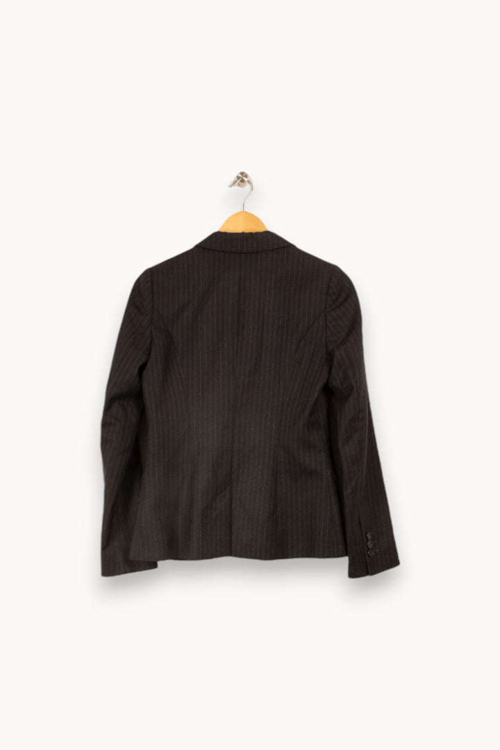 Veste grise rayée - Taille M/38