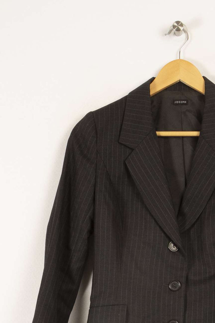 Veste grise rayée - Taille M/38