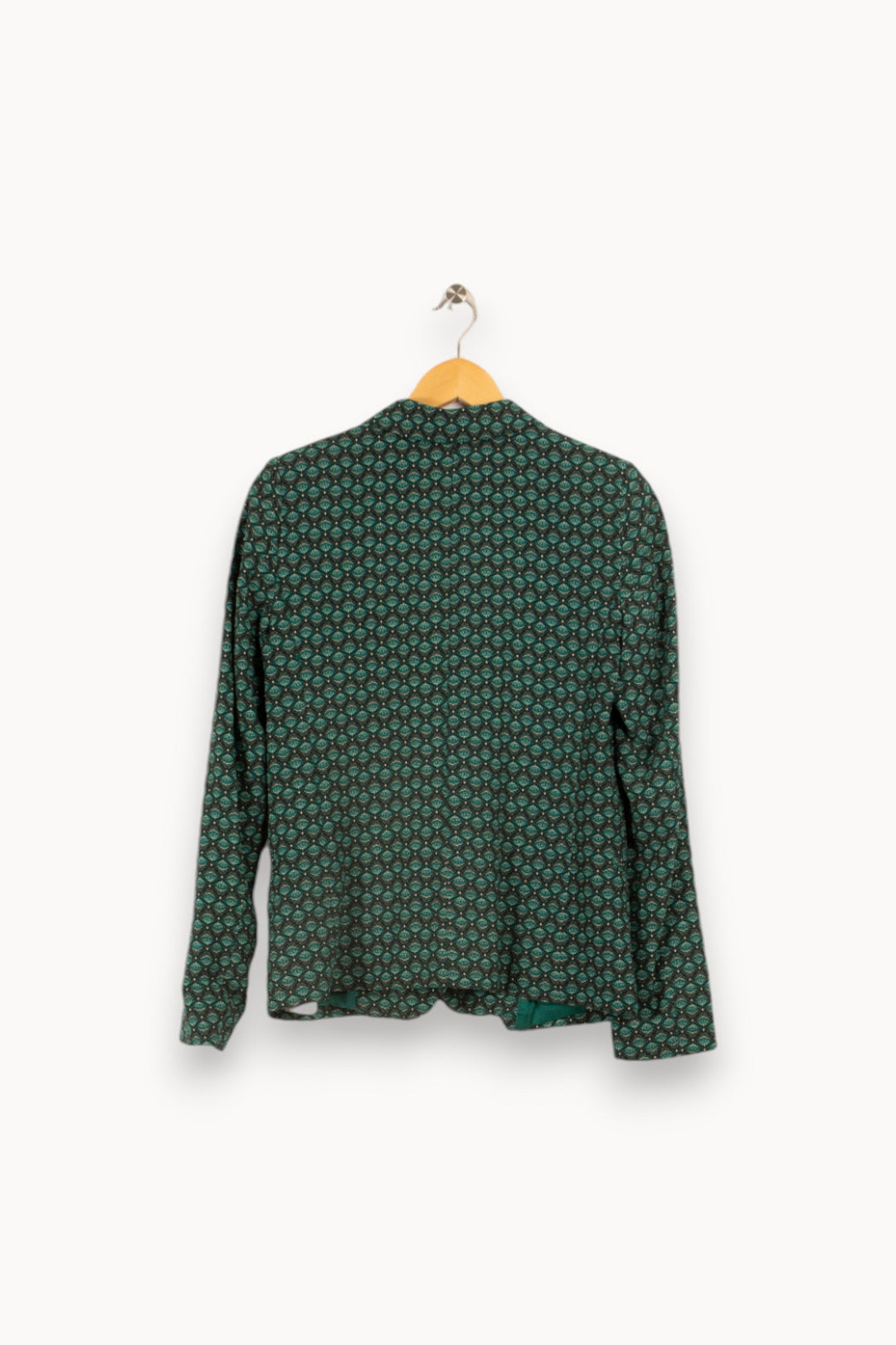 Veste verte à motifs - Taille S/36