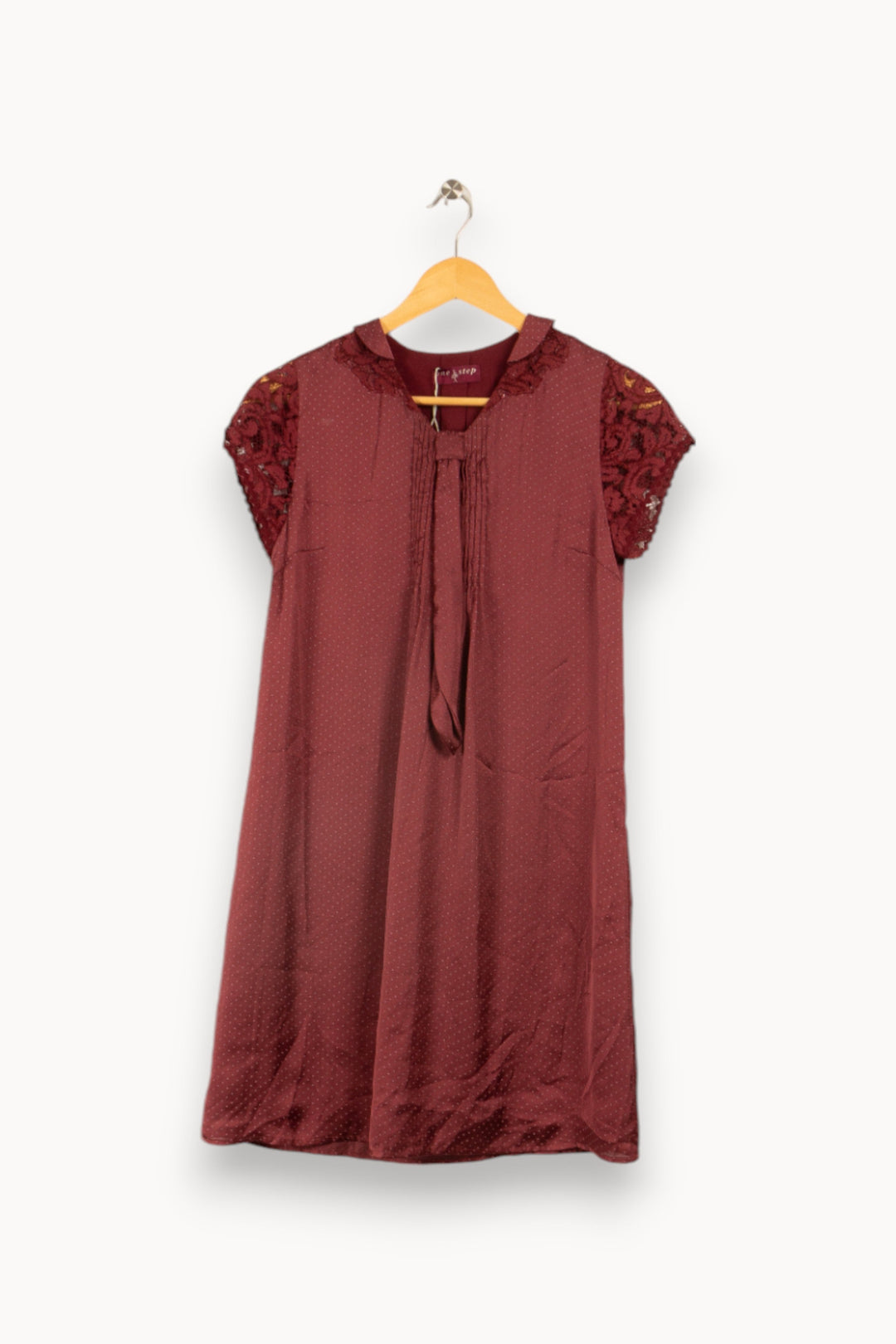 Robe bordeaux à pois - Taille M/38