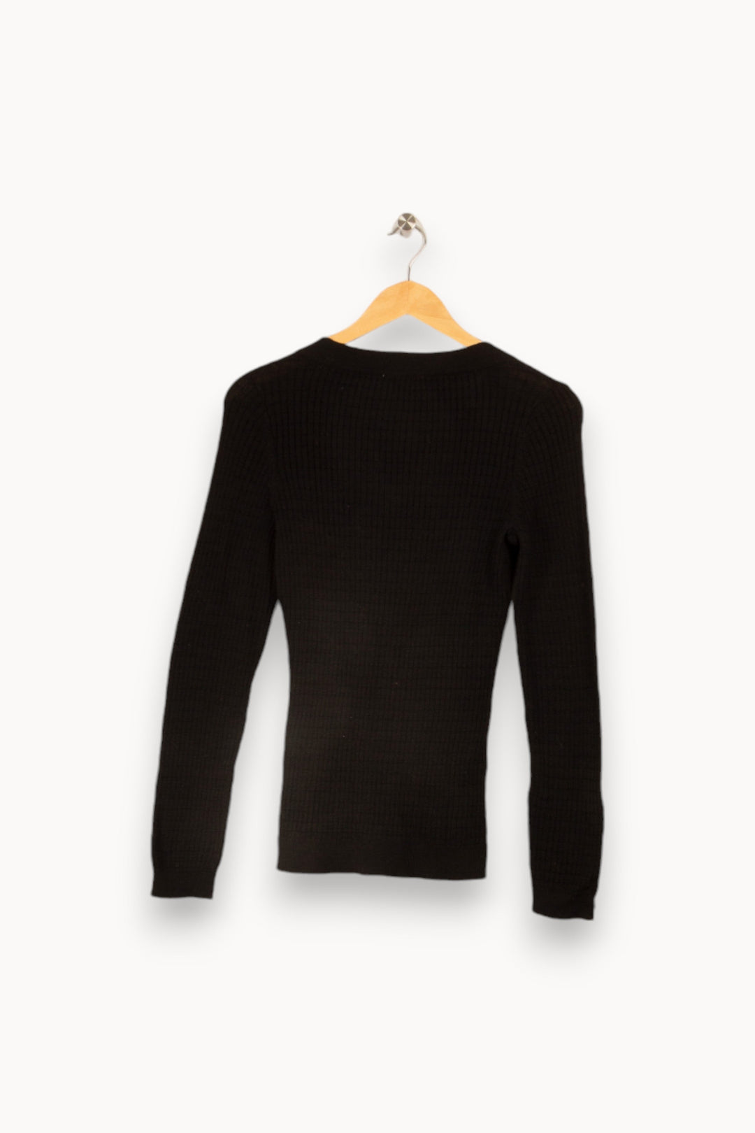 Pull noir en maille - Taille M/38