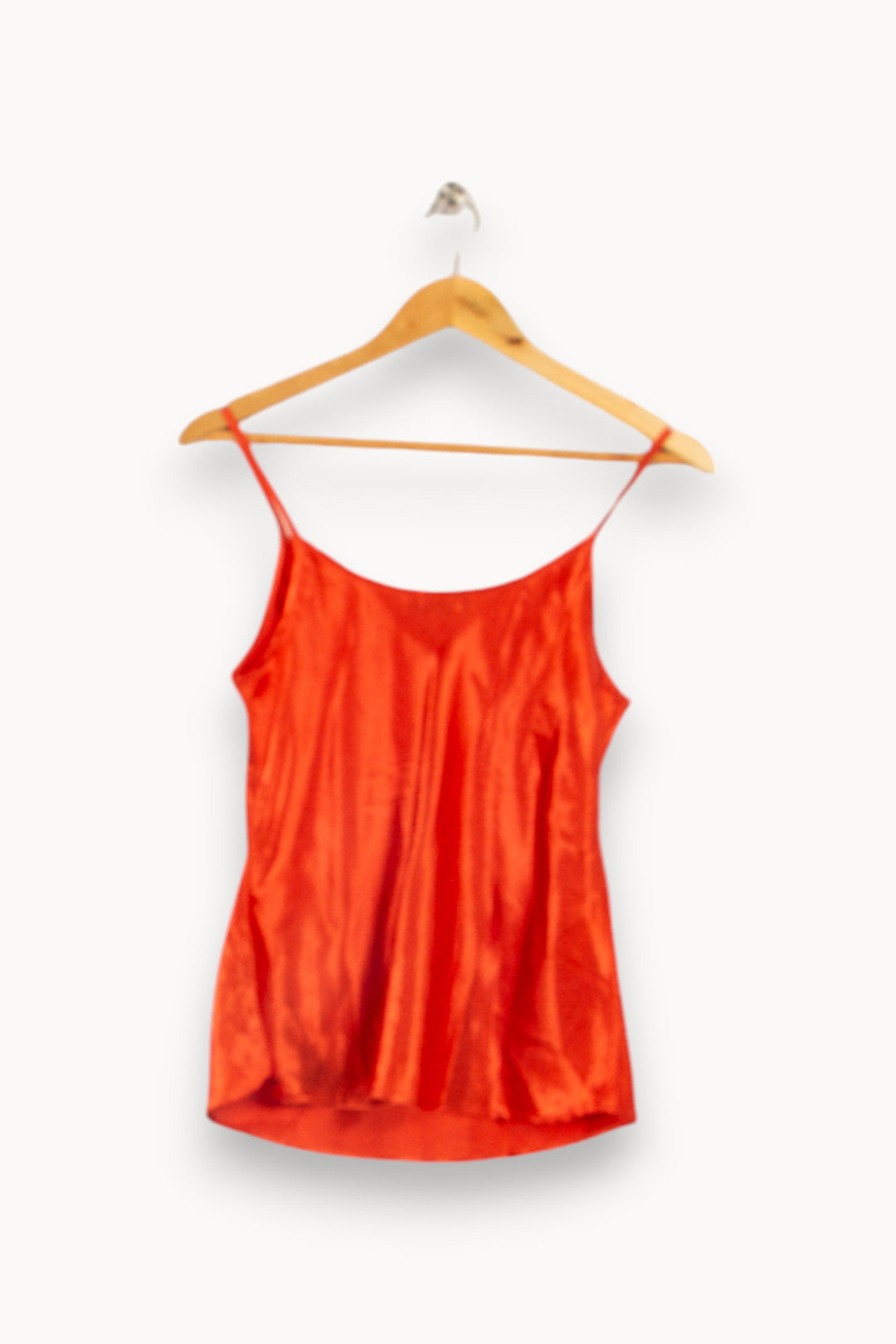 Débardeur orange foncé satiné - Taille M/38