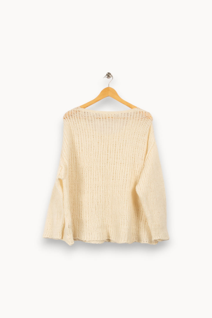 Pull en maille beige - Taille M/38