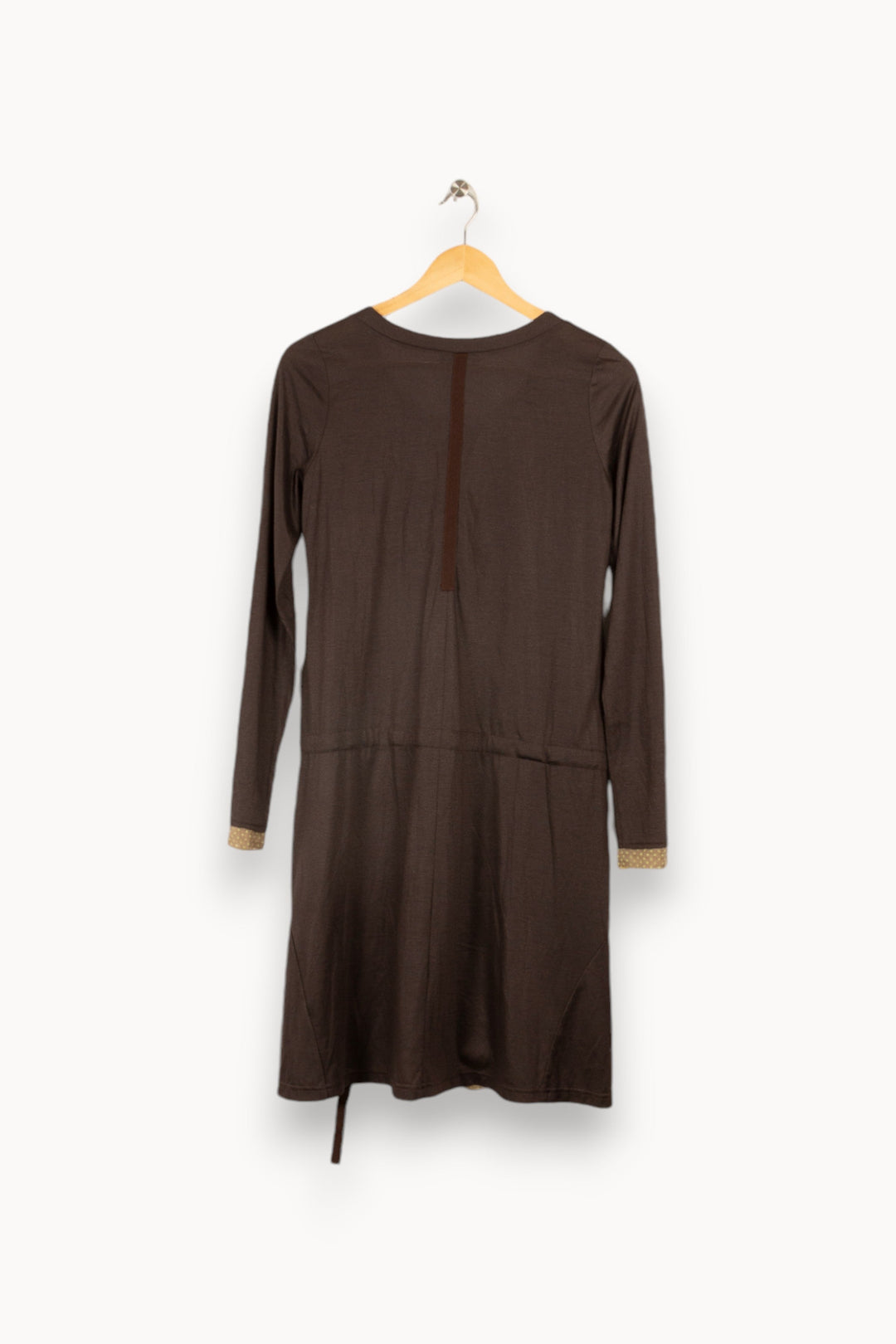 Robe marron et verte - Taille M/38