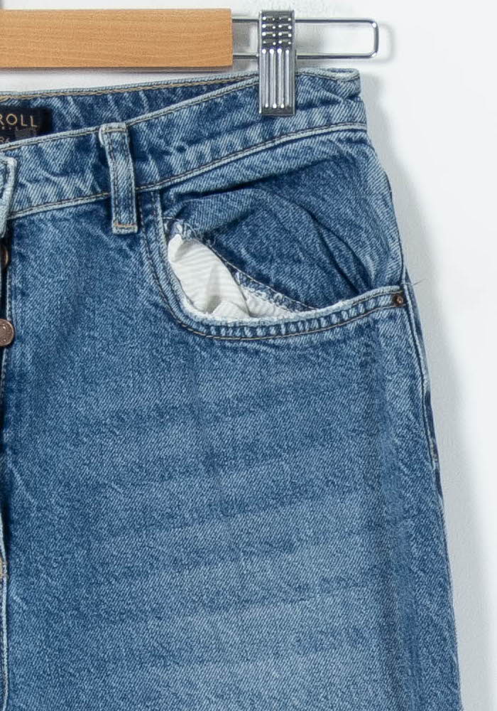 Jean Bleu - Taille S/36 de la marque Caroll | PARAD13804 - Vendu par Paradigme - Image 3