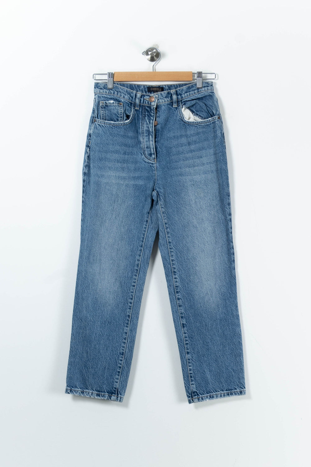 Jean Bleu - Taille S/36 de la marque Caroll | PARAD13804 - Vendu par Paradigme - Image 2