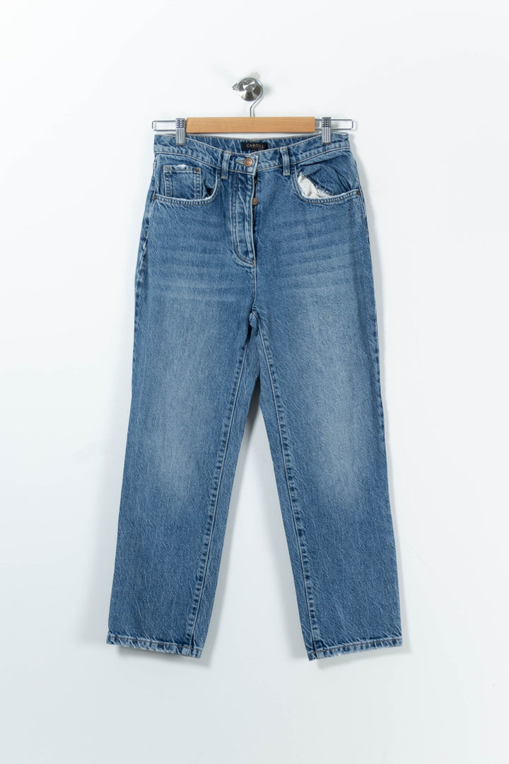 Jean Bleu - Taille S/36 de la marque Caroll | PARAD13804 - Vendu par Paradigme - Image 2