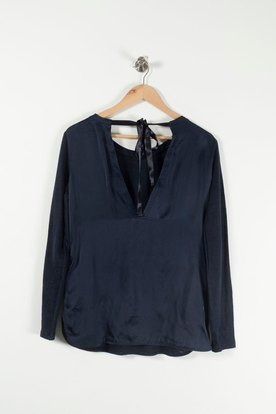 Blouse Bleue - Taille S/36 de la marque Sandro | PARAD13812 - Vendu par Paradigme - Image 4