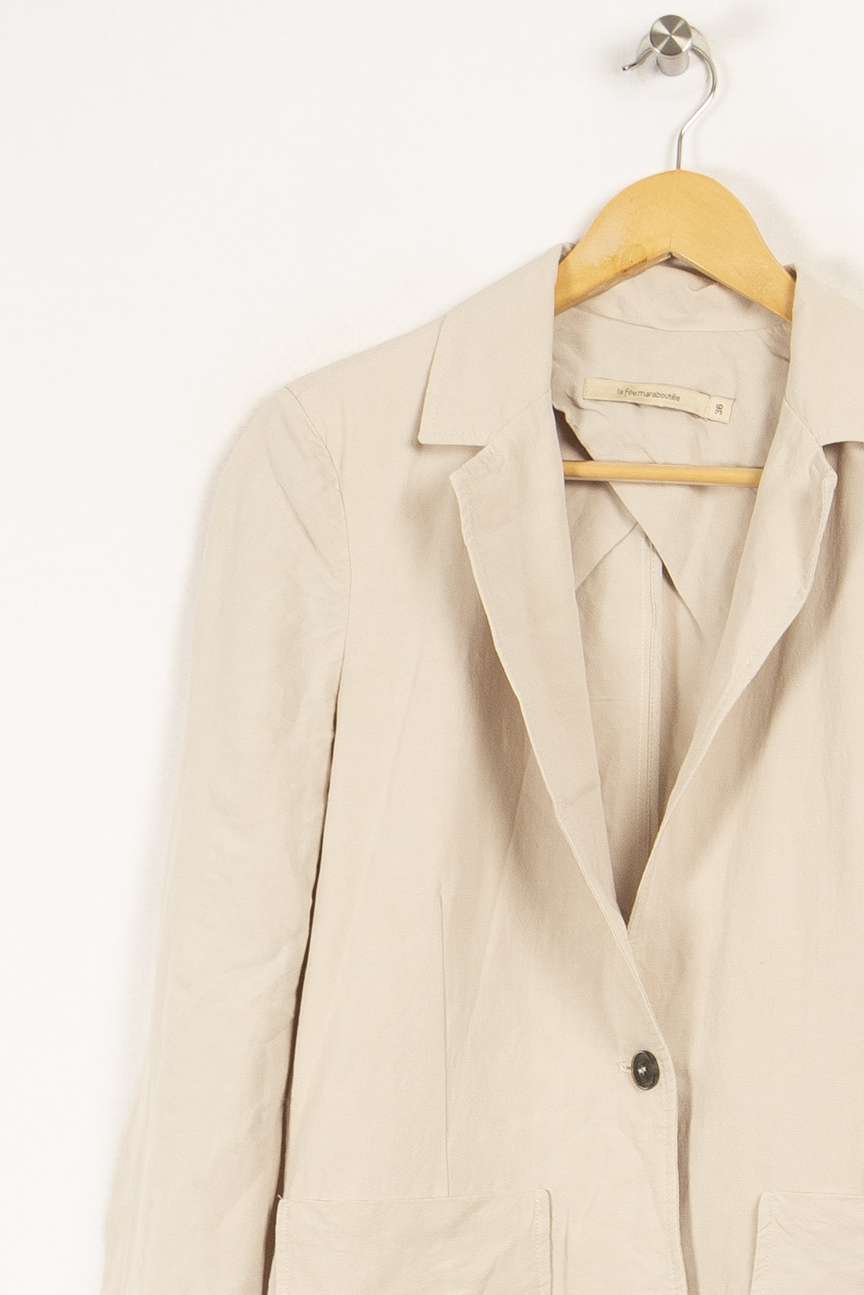 Veste de tailleur beige - Taille S/36