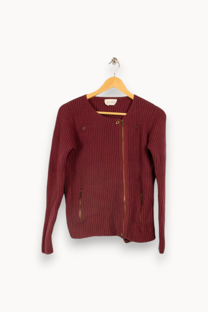 Pull bordeaux - Taille S/36