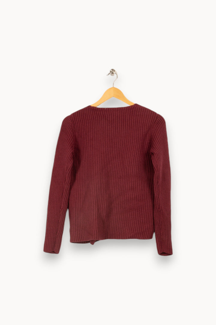 Pull bordeaux - Taille S/36