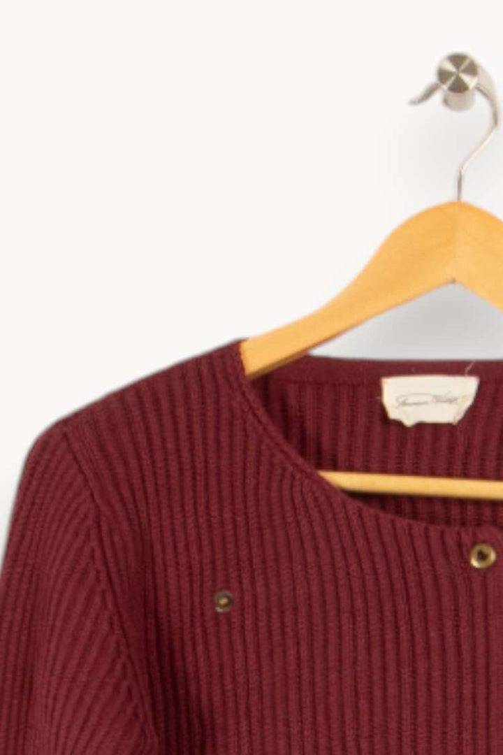 Pull bordeaux - Taille S/36