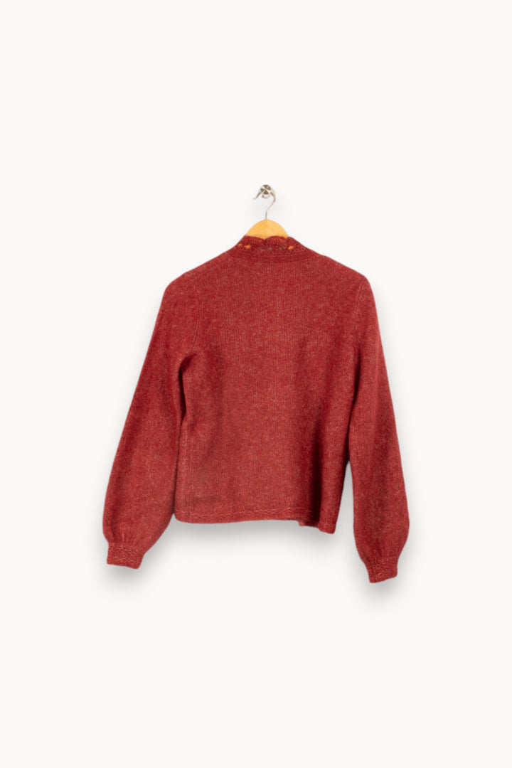 Cardigan rouge/rose - Taille S/36