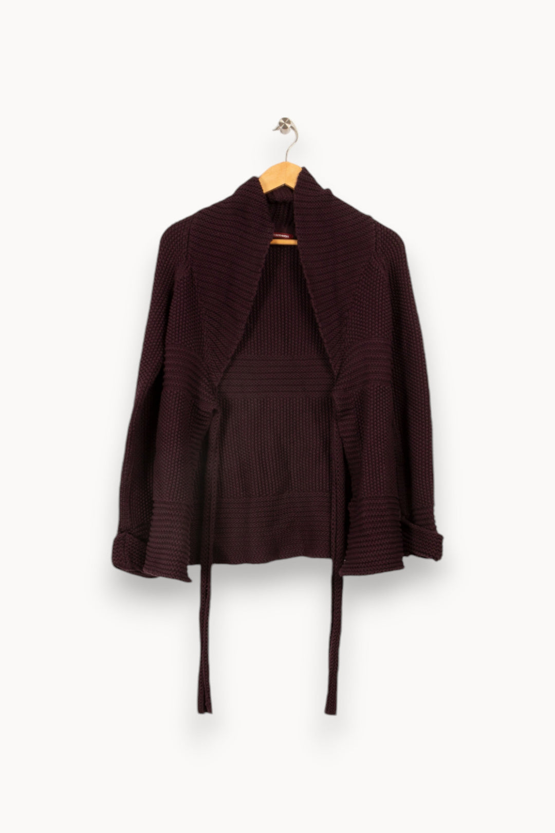 Cardigan en maille violet - Taille S/36