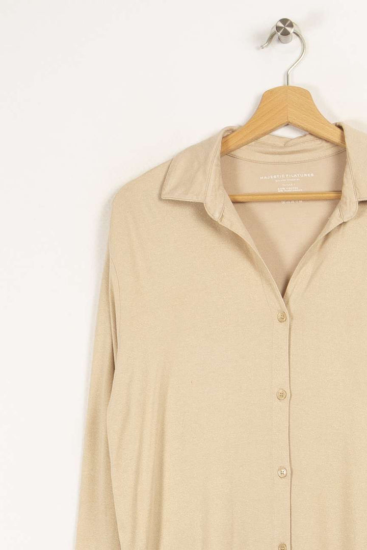 Chemise beige pailletée - Taille S/36