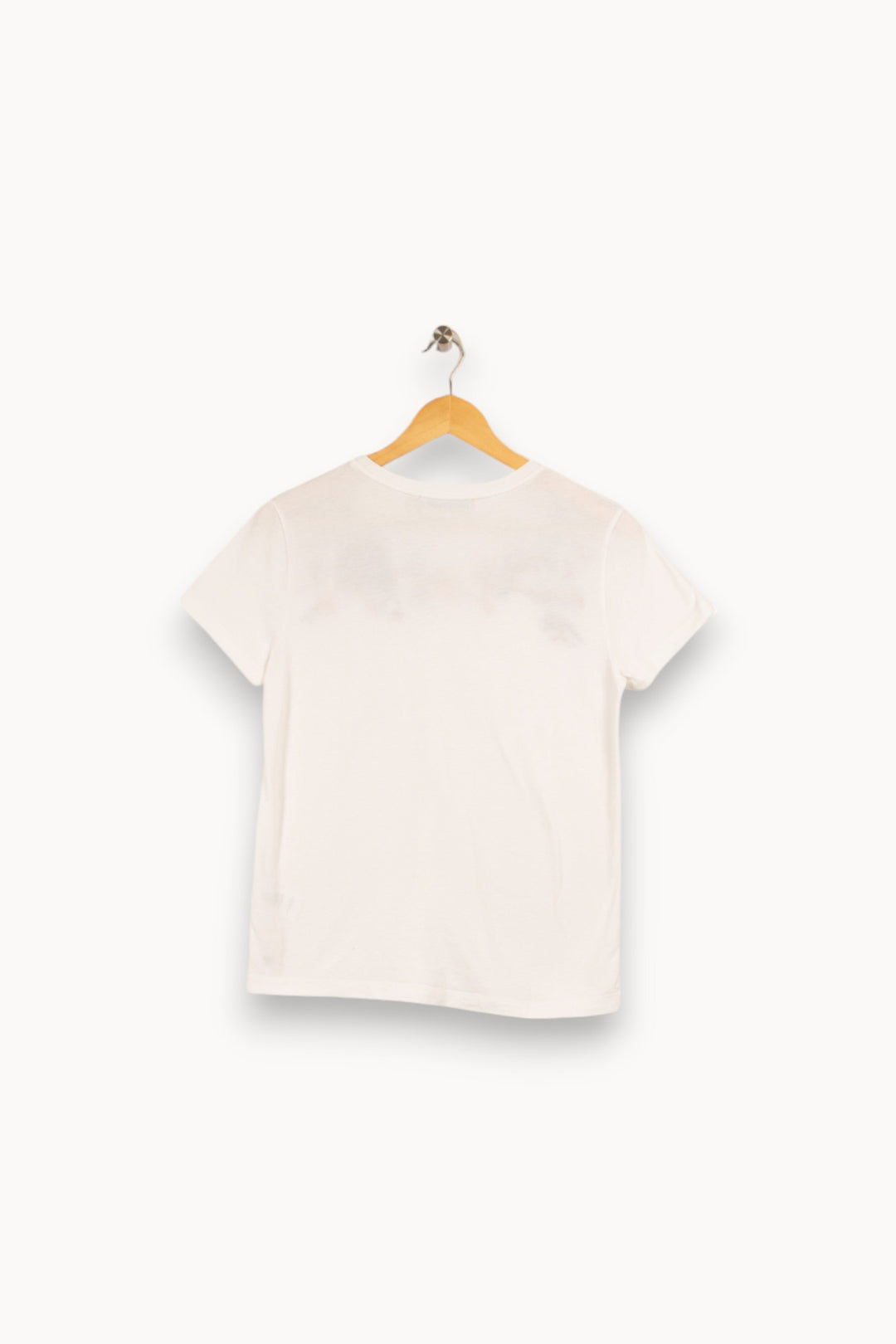 T-shirt blanc avec broderies - Taille XS/34