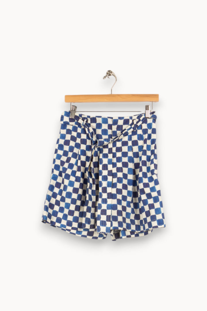 Short bleu et blanc - Taille S/36