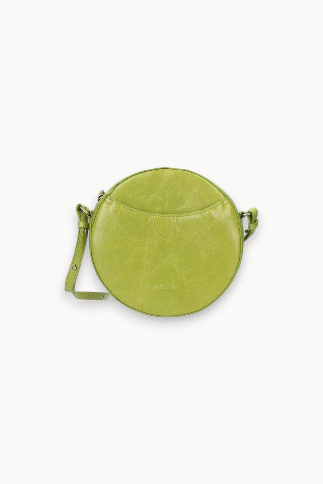 Sac en cuir vert - Taille Unique